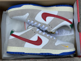 Authentic Nike Dunk Low PRM Grey/White/Blue