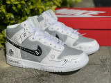 Authentic Nike SB Dunk High HI SP/White/Grey