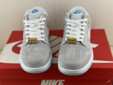Authentic Nike Dunk Low “White Barber Shop”