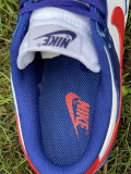 Authentic Nike Dunk Low WHITE/BLUE/RED