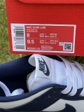 Authentic NIKE DUNK LOW Dark Blue/White
