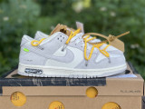 Authentic OFF-WHITE x Futura x Nike Dunk Low “29 to 50”
