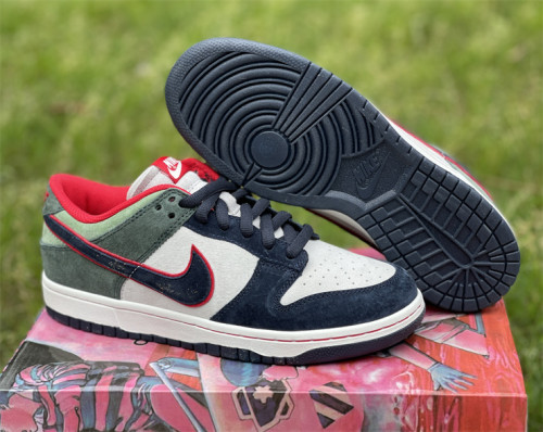 Authentic  Otomo Katsuhiro x SB Dunk Low  Steamboy OST Black/White/ASH
