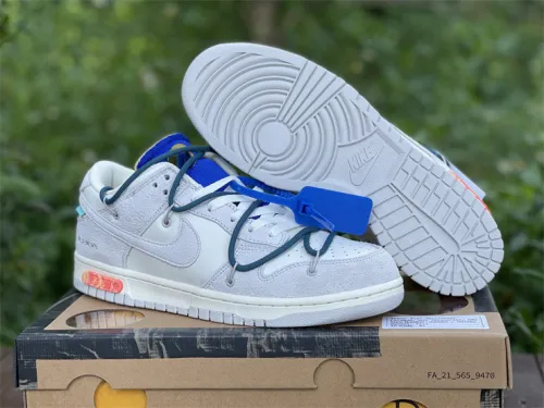 Authentic OFF-WHITE x Futura x Nike Dunk Low “16 to 50”
