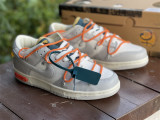 Authentic OFF-WHITE x Futura x Nike Dunk Low “44 to 50”