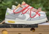 Authentic OFF-WHITE x Futura x Nike Dunk Low “06 to 50”
