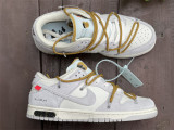 Authentic OFF-WHITE x Futura x Nike Dunk Low “37 to 50”