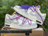 Authentic OFF-WHITE x Futura x Nike Dunk Low “28 to 50”