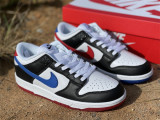 Authentic Dunk SB Low White/Black/Red