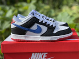 Authentic Dunk SB Low White/Black/Red