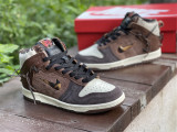 Authentic Bodega x Nike Dunk High “Legend” Mustang Brown/Beige White