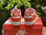 Authentic Nike Dunk Low White/Orange