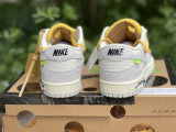 Authentic OFF-WHITE x Futura x Nike Dunk Low Grey Amarillo