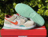 Authentic Nike SB Dunk Scrap CNY/Rush Orange/White