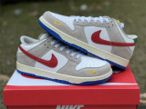 Authentic Nike Dunk Low PRM Grey/White/Blue