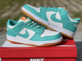 Authentic Nike Dunk Low “Turquoise and Orange”