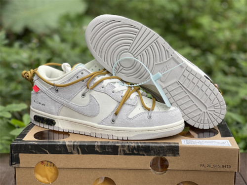 Authentic OFF-WHITE x Futura x Nike Dunk Low “37 to 50”