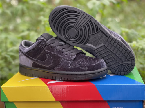 Authentic Dover Street Market x Nike Dunk Low “Triple Black”