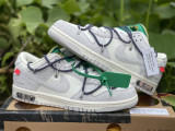 Authentic OFF-WHITE x Futura x Nike Dunk Low Neutral /Grey-Gridiron