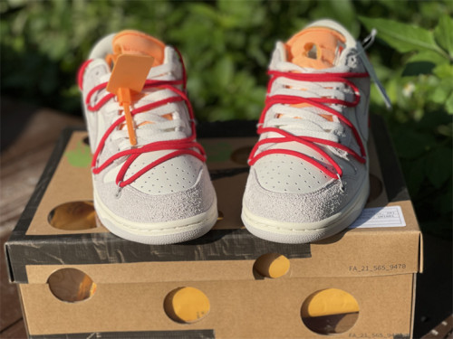 Authentic OFF-WHITE x Futura x Nike Dunk Low “40 to 50”