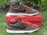 Authentic Nike Dunk Low TEDDY BEAR/BROWN ORANGE