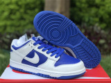 Authentic Nike Dunk Low WHITE/BLUE