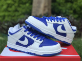 Authentic Nike Dunk Low WHITE/BLUE