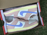 Authentic Nike Dunk Low “Pink Oxford” PINK/WHITE