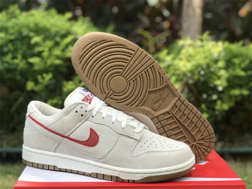 Authentic Nike Dunk Low SE “85” GREY/RED