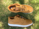 Authentic Nike Dunk Low WHEAT/WHITE/BROWN