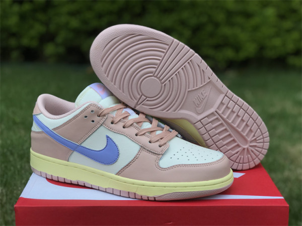 Authentic Nike Dunk Low “Pink Oxford” PINK/WHITE