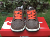 Authentic Nike Dunk Low TEDDY BEAR/BROWN ORANGE
