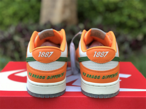 Authentic Nike SB Dunk Low WHITE/ORANGE/GREEN