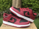 Authentic Nike Dunk Low Next Nature BLACK/RED
