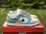 Authentic Nike Dunk Low 85 Grey/Blue