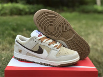 Authentic Nike Dunk Low SP Beige/Brown Bear