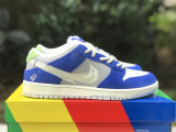 Authentic Fly Streetwear x Nike SB Dunk Low White/Blue