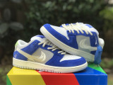 Authentic Fly Streetwear x Nike SB Dunk Low White/Blue