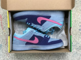 Authentic Run The Jewels x Nike SB Dunk Low Blue/Pink