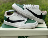 Authentic Travis Scott x Air Jordan 1 Low Black/White/Blue