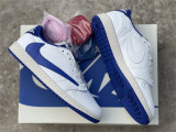 Authentic Travis Scott x Air Jordan 1 Low OG SP /White Blue