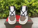 Authentic Travis Scott x Air Jordan 1 Low OG TS SP Black- Dark Mocha