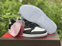 Authentic Travis Scott x Air Jordan 1 Low Black/White