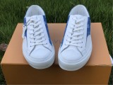 Authentic LV Low shoes White/Blue