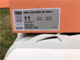 Authentic Nike Air Fear of God 1 Light Bone