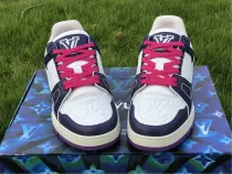 Authentic LV Low shoes White/Purple