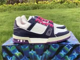 Authentic LV Low shoes White/Purple