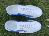 Authentic LV Low shoes White/Blue