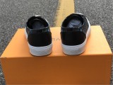 Authentic LV Low shoes Black/Flower