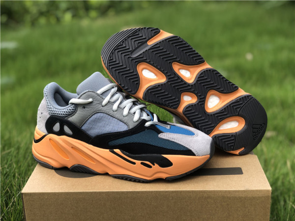 Authentic Boost Yeezy 700 Gray/Blue/Orange